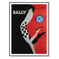 50cmx70cm Fashion Bally Black Frame Canvas Wall Art - Magdasmall