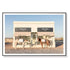 50cmx70cm Horses Fashion Black Frame Canvas Wall Art - Magdasmall