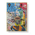 50cmx70cm Jazz Gold Frame Canvas Wall Art - Magdasmall