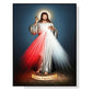 50cmx70cm Jesus Divine Mercy I Trust In You Black Frame Canvas Wall Art - Magdasmall