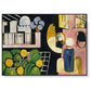 50cmx70cm Moroccans By Henri Matisse Black Frame Canvas Wall Art - Magdasmall