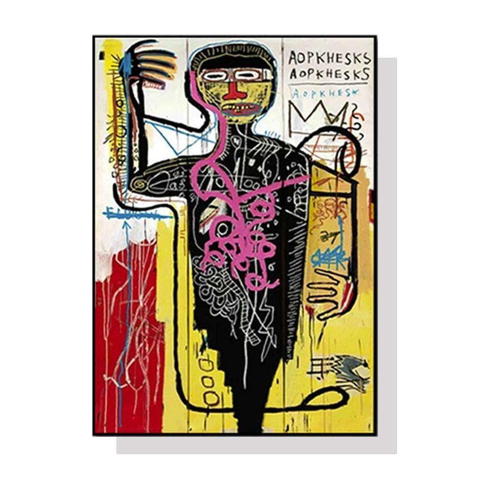 50cmx70cm Versus Medici  Black Frame Canvas Wall Art - Magdasmall