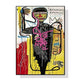 50cmx70cm Versus Medici  Black Frame Canvas Wall Art - Magdasmall
