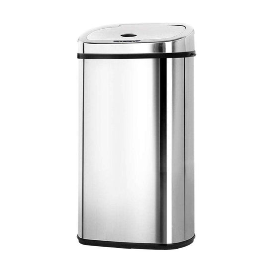 50L Stainless Steel Motion Sensor Rubbish Bin - Magdasmall