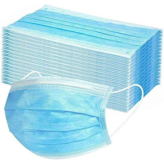50x Disposable Surgical Face Mask Dust Mouth Guard 3 Ply Air Purifying - Magdasmall