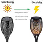 51 LED Bulbs Torch Solar Garden Outdoor Flame Dancing Flickering Light Auto Lamp - Magdasmall