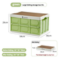 54*36*29 cm Collapsible Green Outdoor Storage Box | Large Capacity, Foldable to 7cm, Durable Design - Magdasmall