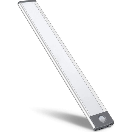54 LED Rechargeable Under Cabinet Night Lighting for Kitchen and Bedroom (Sliver and White Light) - Magdasmall