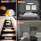 54 LED Rechargeable Under Cabinet Night Lighting for Kitchen and Bedroom (Sliver and White Light) - Magdasmall