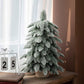55cm Frosted Mini Christmas Tree – Snow-Covered Indoor Holiday Decoration - Magdasmall
