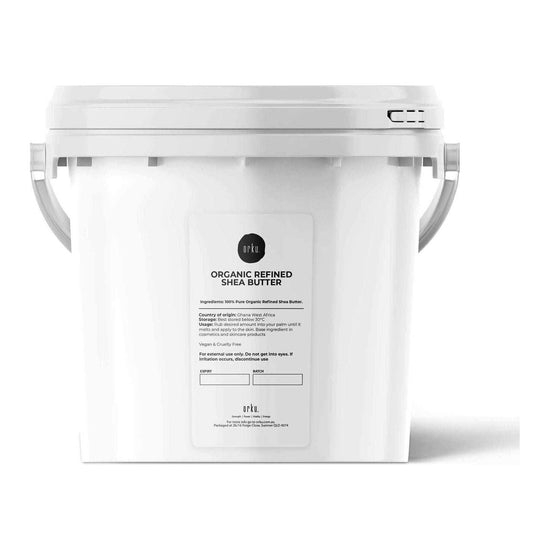 5Kg Refined Shea Butter Organic Tub - Raw Pure African Karite Moisturiser - Magdasmall
