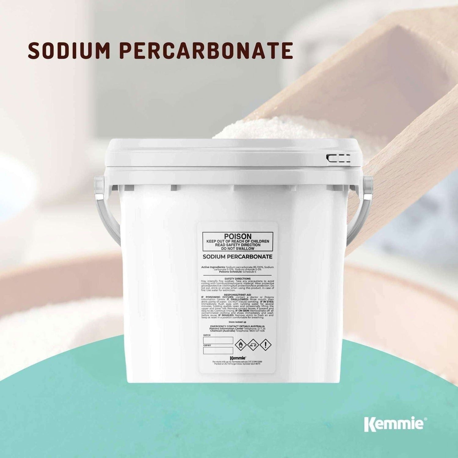 5Kg Sodium Percarbonate Tub - Eco Laundry Cleaner Brew Sanitiser Oxygen Bleach - Magdasmall