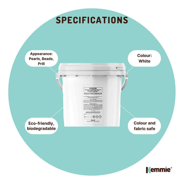 5Kg Sodium Percarbonate Tub - Eco Laundry Cleaner Brew Sanitiser Oxygen Bleach - Magdasmall