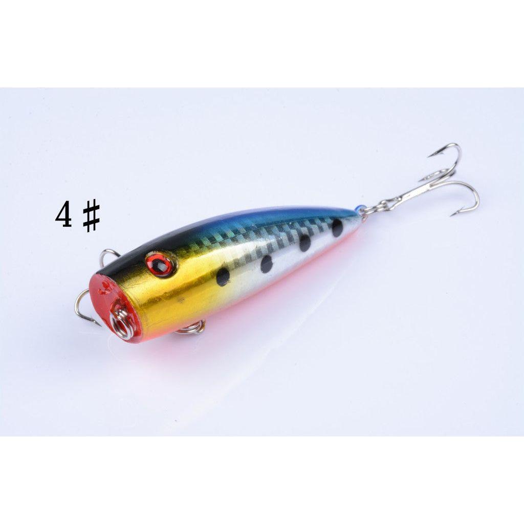 5X 7cm Popper Poppers Fishing Lure Lures Surface Tackle Fresh Saltwater - Magdasmall