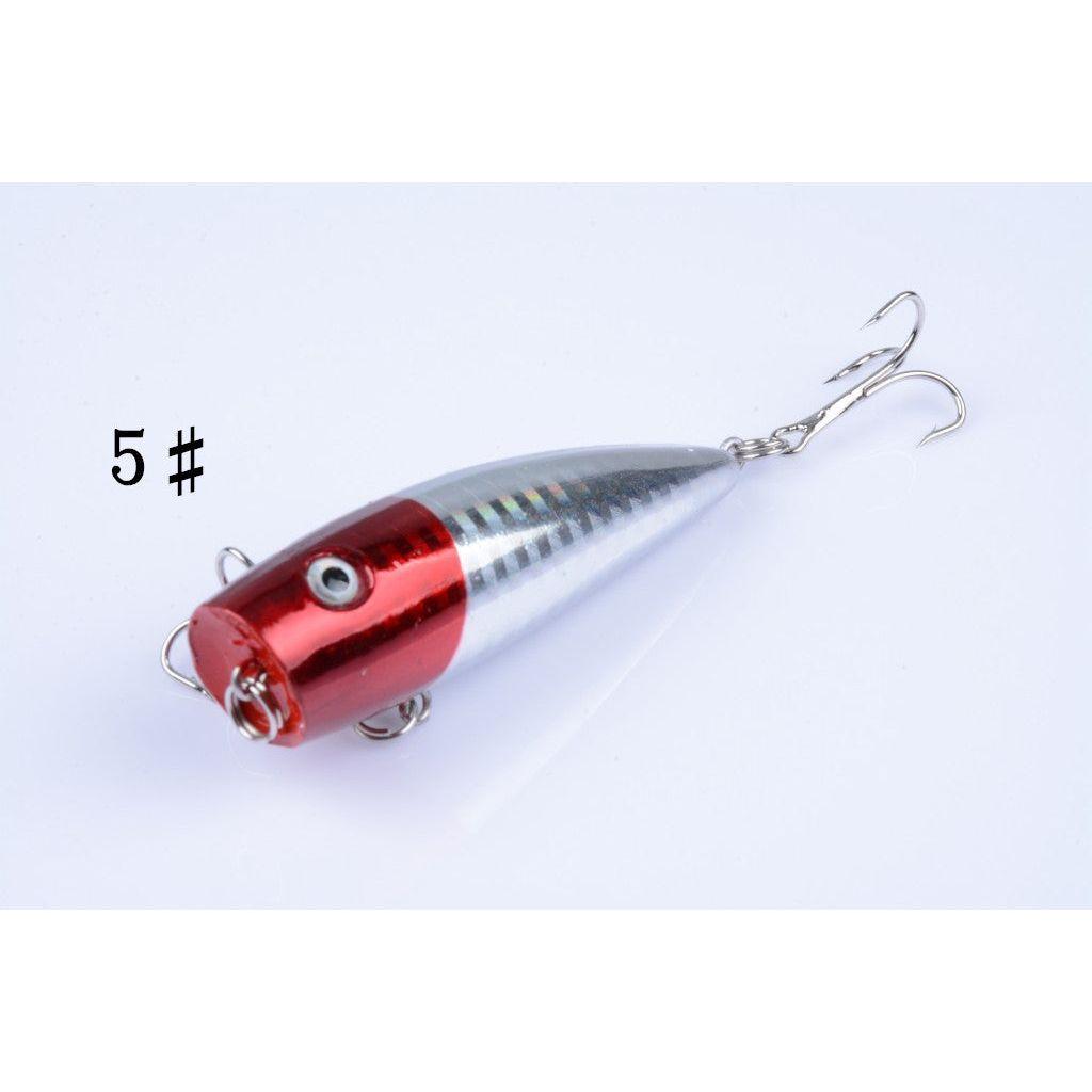 5X 7cm Popper Poppers Fishing Lure Lures Surface Tackle Fresh Saltwater - Magdasmall