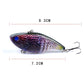 5X Popper Poppers Fishing Vib Lure Lures Surface Tackle Fresh Saltwater - Magdasmall