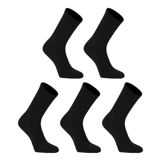 5X Rexy 3D Seamless Crew Socks Large Slim Breathable BLACK - Magdasmall