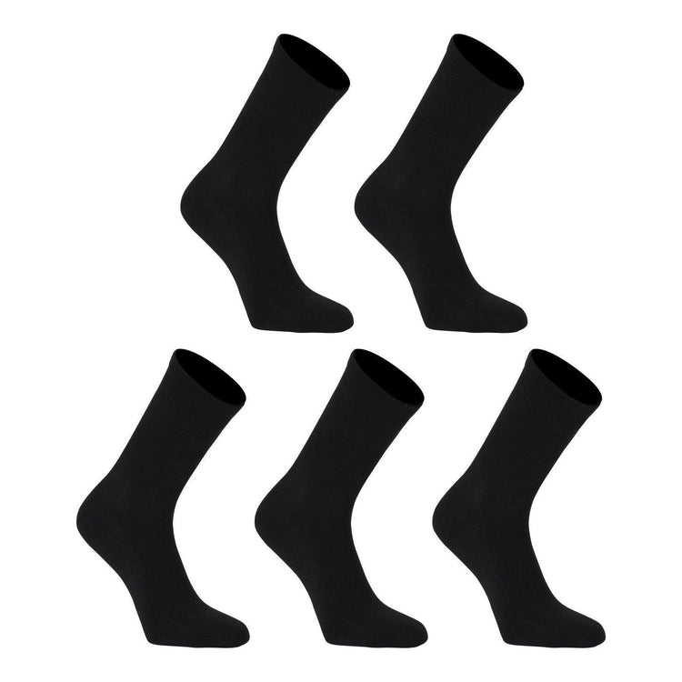 5X Rexy 3D Seamless Crew Socks Large Slim Breathable BLACK - Magdasmall