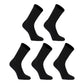 5X Rexy 3D Seamless Crew Socks Large Slim Breathable BLACK - Magdasmall