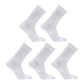 5X Rexy 3D Seamless Crew Socks Large Slim Breathable WHITE - Magdasmall