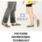 5X Small Daily No Show Socks - MULTI COLOUR	5X Rexy Daily No Show Ankle Socks Small Non-Slip Breath - Magdasmall
