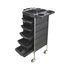 5 Drawer Hairdressing Trolley Black 90x30x36cm Hair Salon Beauty Rolling Cart - Magdasmall