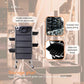 5 Drawer Hairdressing Trolley Black 90x30x36cm Hair Salon Beauty Rolling Cart - Magdasmall