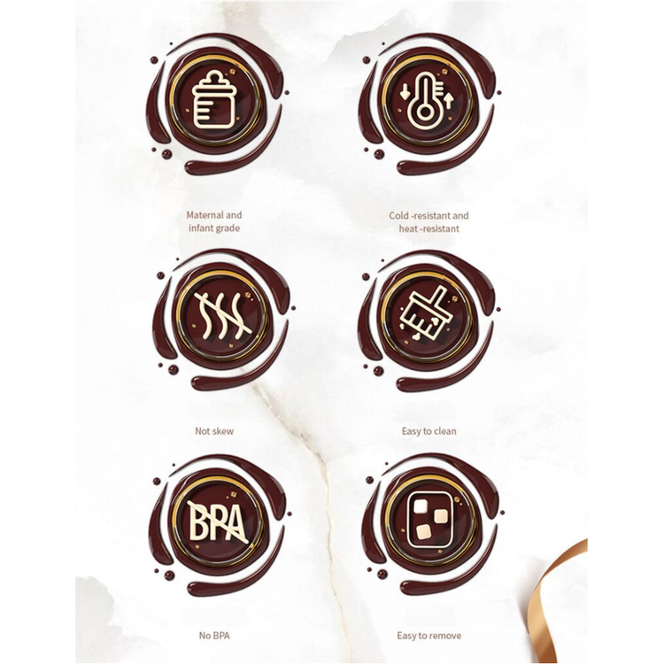 (5 PCS )YH913 Silicone Chocolate Bar Mold - BPA-Free, Heat-Resistant, Non-Stick Baking Tray, Measures 25.8 cm x 17 cm x 1.5 cm - Magdasmall