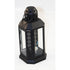 5 Pack of Black Metal Miners Lantern Summer Wedding Home Party Room Balconey Deck Decoration 21cm Tealight Candle - Magdasmall