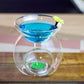 5 Pack of Perfume Scented Essential Oil Tealight Candle Burner Glass Lamp for Aromatherapy Spa Room Relax 14cm High - Magdasmall