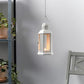 5 Pack of White Metal Miners Lantern Summer Wedding Home Party Room Balconey Deck Decoration 21cm Tealight Candle - Magdasmall