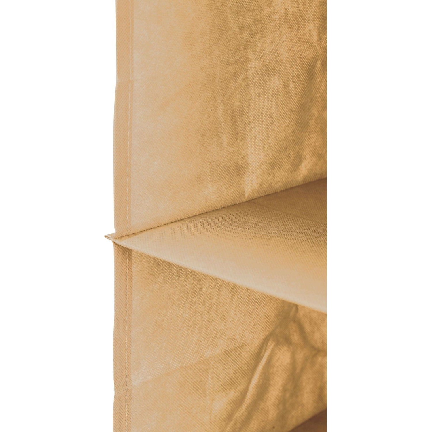 5 Tier Shelf Hanging Closet Organizer and Storage for Clothes (Beige) - Magdasmall