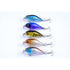 5x 4.3cm Popper Crank Bait Fishing Lure Lures Surface Tackle Saltwater - Magdasmall