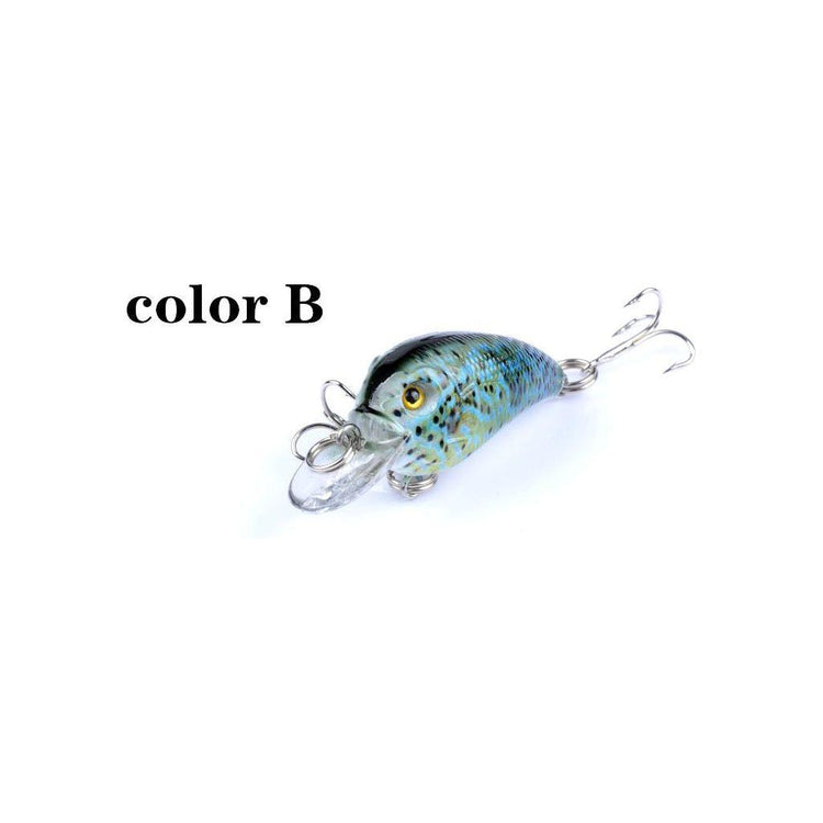 5x 4.5cm Popper Crank Bait Fishing Lure Lures Surface Tackle Saltwater - Magdasmall