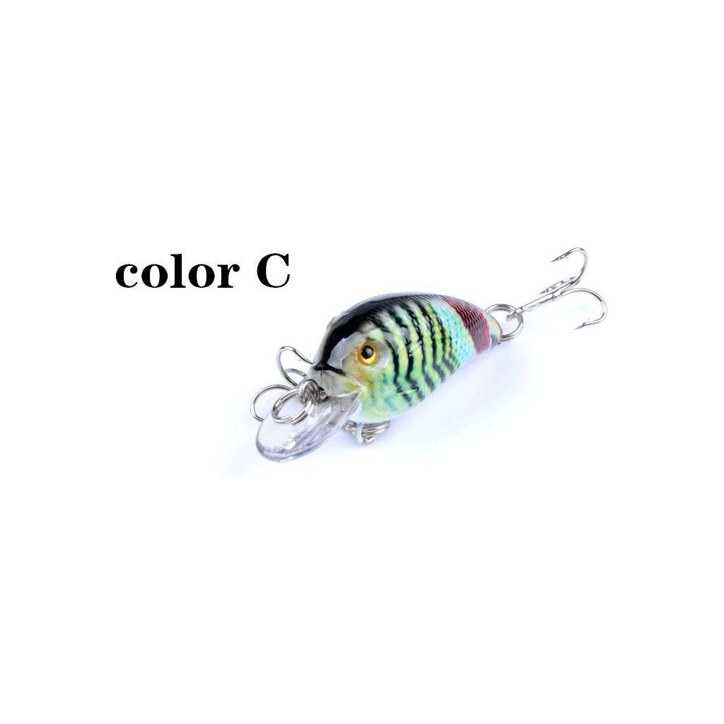 5x 4.5cm Popper Crank Bait Fishing Lure Lures Surface Tackle Saltwater - Magdasmall