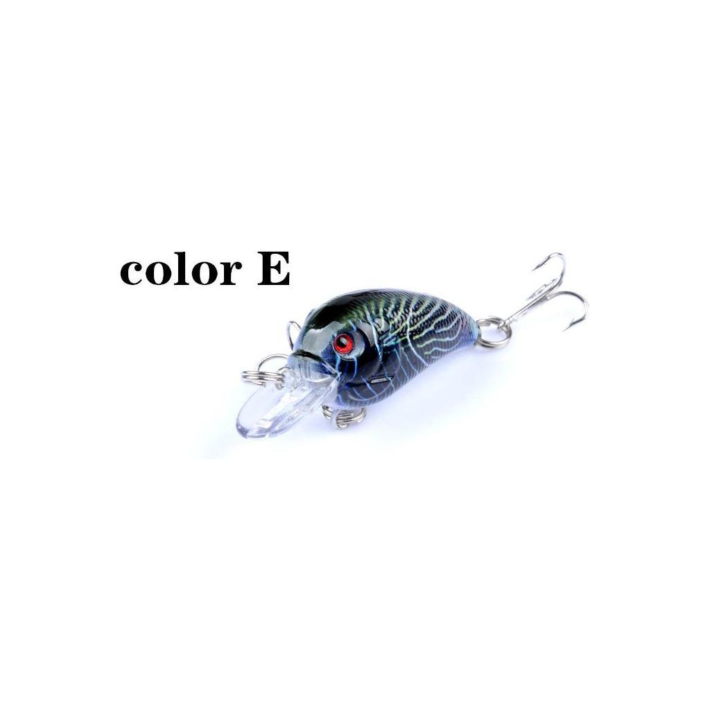 5x 4.5cm Popper Crank Bait Fishing Lure Lures Surface Tackle Saltwater - Magdasmall