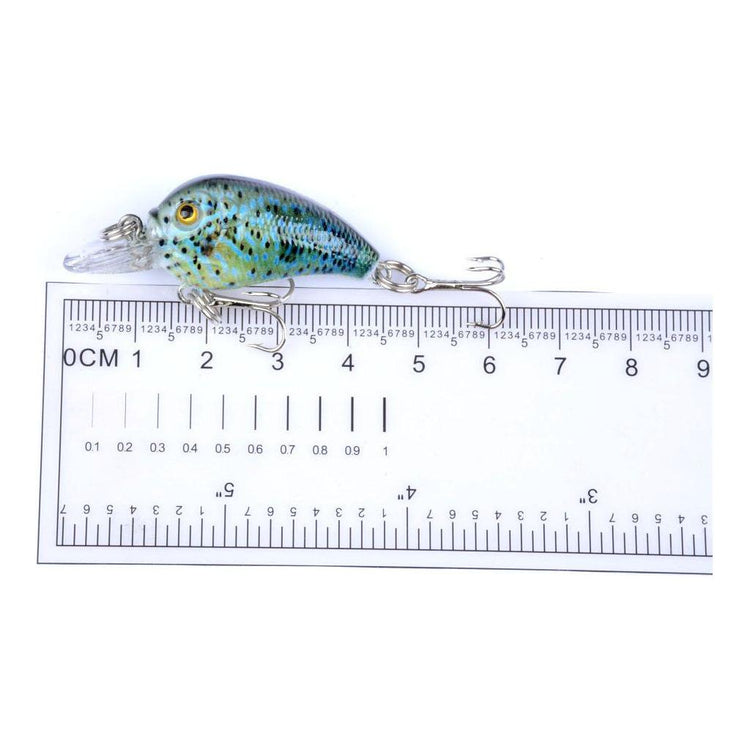 5x 4.5cm Popper Crank Bait Fishing Lure Lures Surface Tackle Saltwater - Magdasmall
