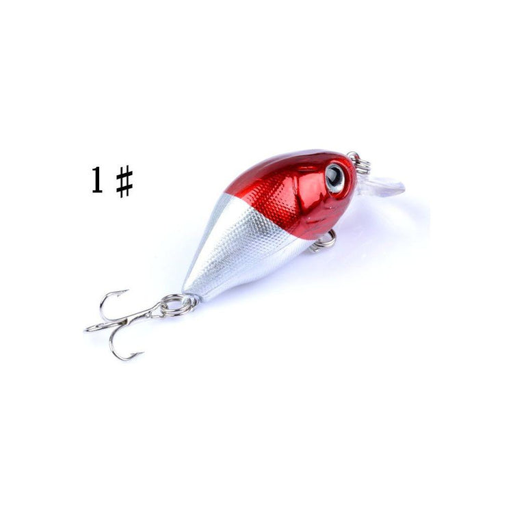 5x 5.5cm Popper Crank Bait Fishing Lure Lures Surface Tackle Saltwater - Magdasmall