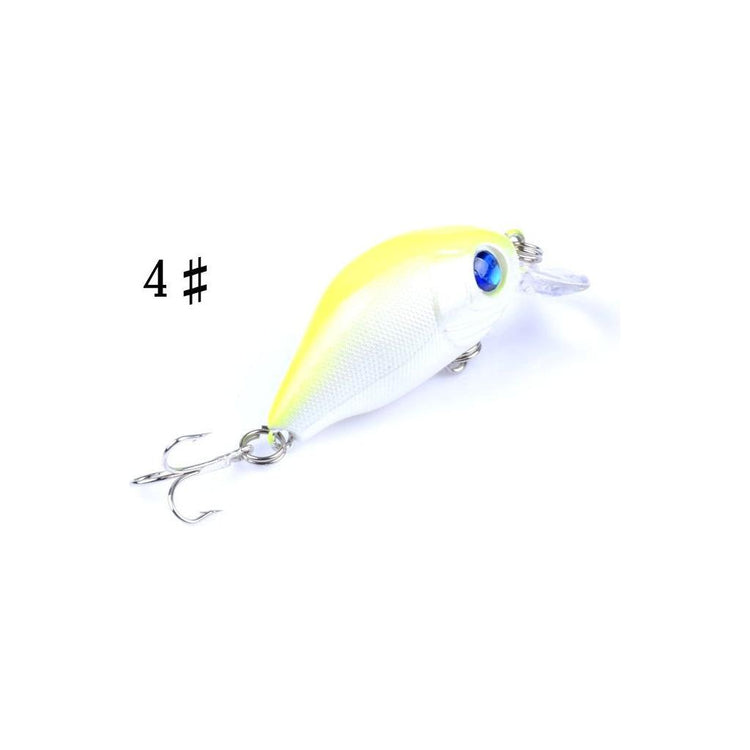 5x 5.5cm Popper Crank Bait Fishing Lure Lures Surface Tackle Saltwater - Magdasmall