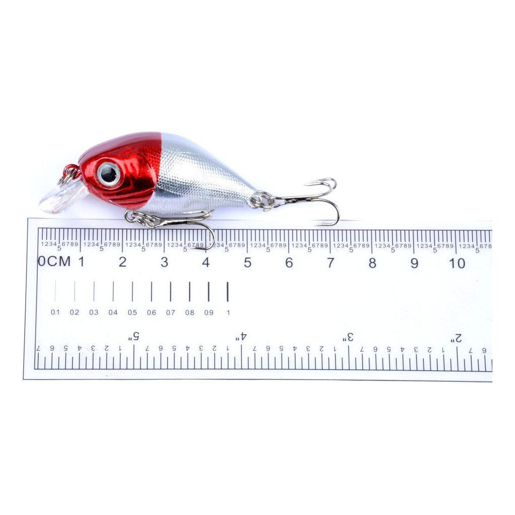 5x 5.5cm Popper Crank Bait Fishing Lure Lures Surface Tackle Saltwater - Magdasmall