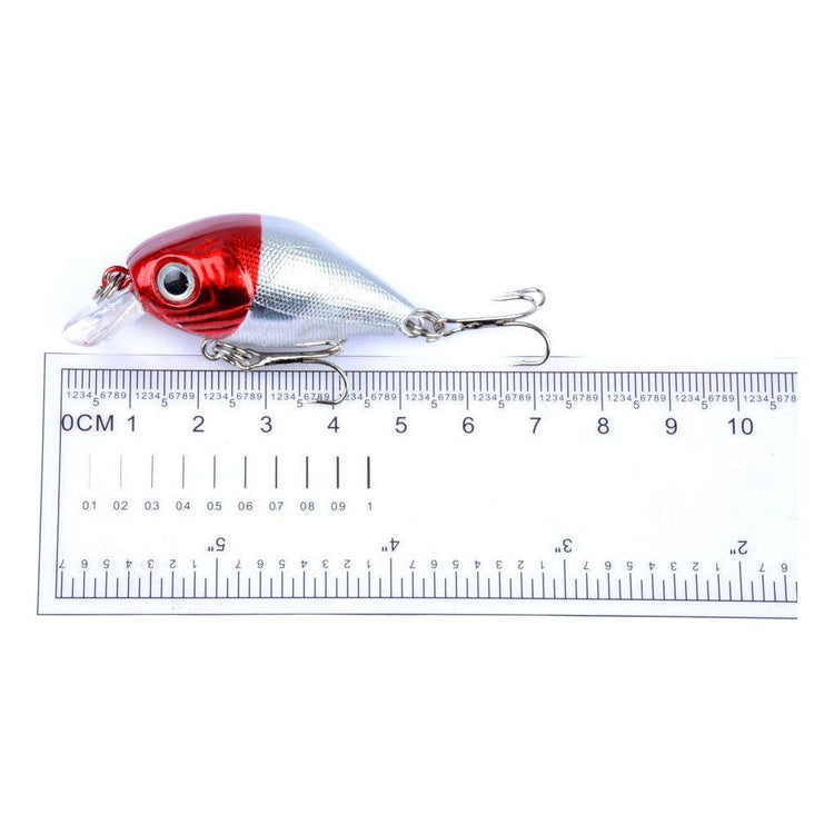 5x 5.5cm Popper Crank Bait Fishing Lure Lures Surface Tackle Saltwater - Magdasmall