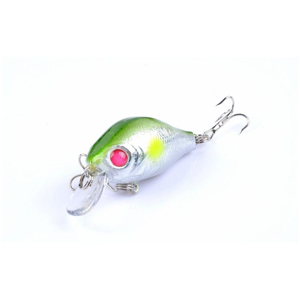 5x 5.5cm Popper Crank Bait Fishing Lure Lures Surface Tackle Saltwater - Magdasmall