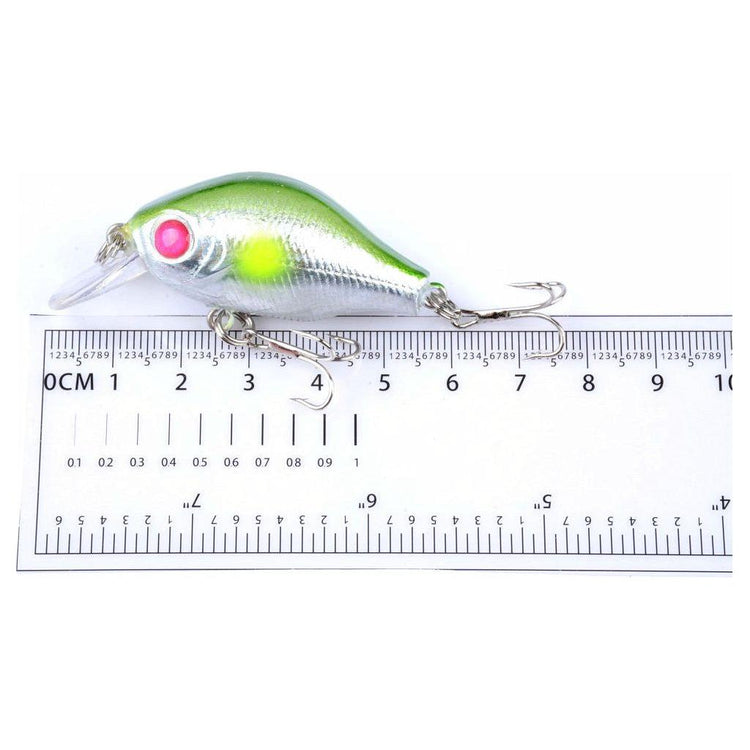 5x 5.5cm Popper Crank Bait Fishing Lure Lures Surface Tackle Saltwater - Magdasmall