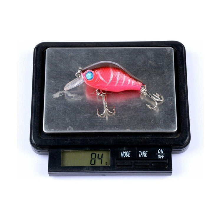 5x 5.5cm Popper Crank Bait Fishing Lure Lures Surface Tackle Saltwater - Magdasmall