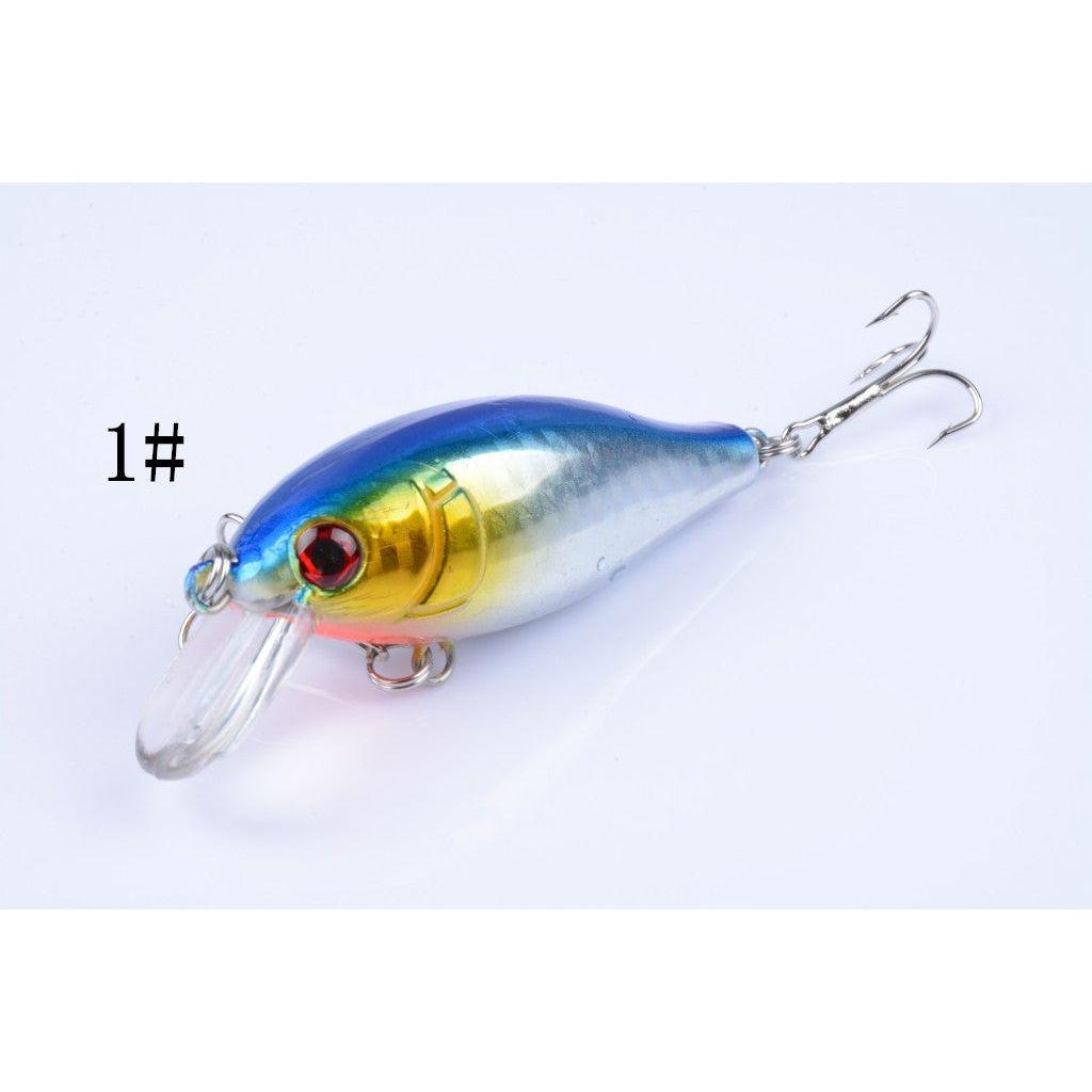 5x 7.5cm Popper Crank Bait Fishing Lure Lures Surface Tackle Saltwater - Magdasmall