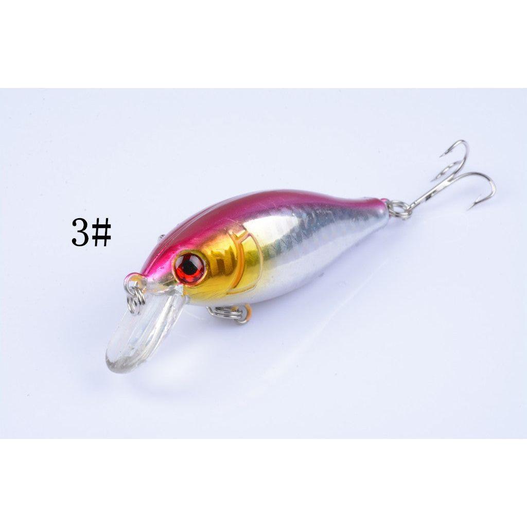 5x 7.5cm Popper Crank Bait Fishing Lure Lures Surface Tackle Saltwater - Magdasmall