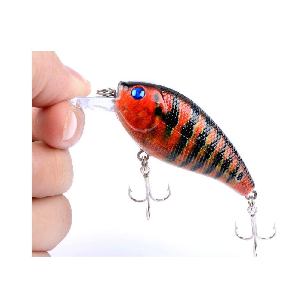 5x 7cm Popper Crank Bait Fishing Lure Lures Surface Tackle Saltwater - Magdasmall