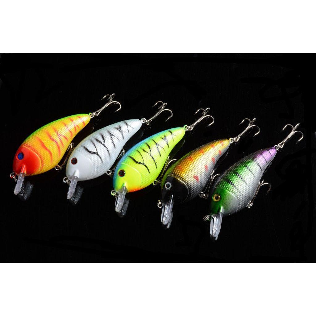 5x 8.5cm Popper Crank Bait Fishing Lure Lures Surface Tackle Saltwater - Magdasmall