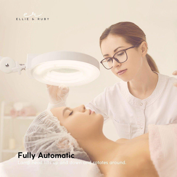 5x Magnifying Lamp Fluorescent Salon Light Glass Beauty Floor Stand Magnifier - Magdasmall