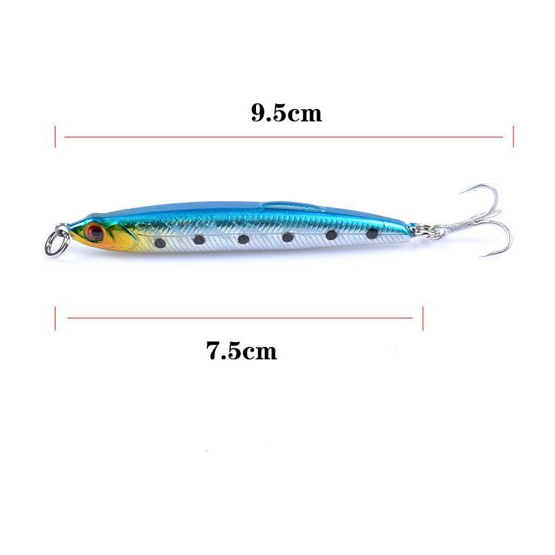 5x Pencil minnow 7.5cm Fishing Lure Lures Surface Tackle Fresh Saltwater - Magdasmall